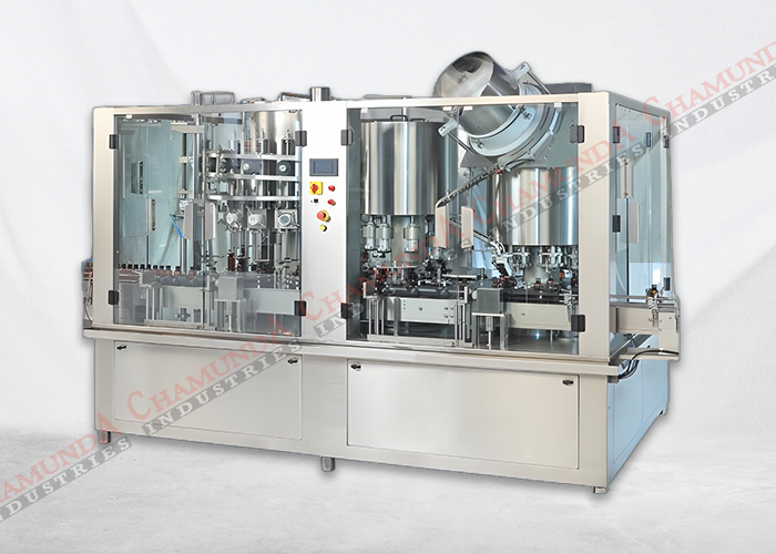 Sharp Automatic Rotary Piston Filling & Cap Sealing Machine